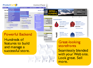 Build a great looking store with ProductCart