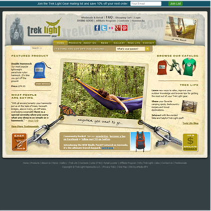 Trek Light Gear Featured ProductCart Site