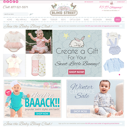 Baby Bling Street Featured ProductCart Site